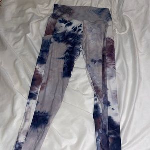 adults tie die leggings